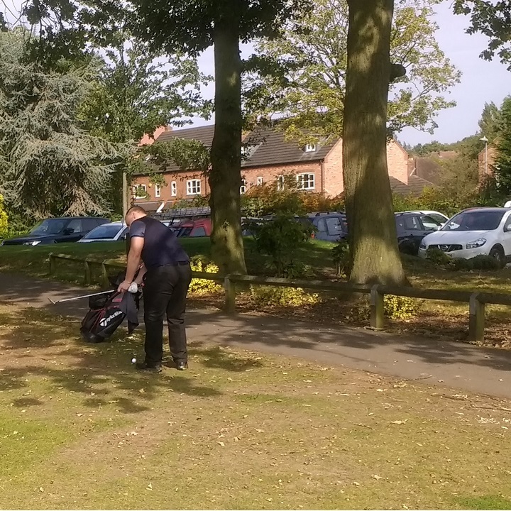 A shot taken from the car park