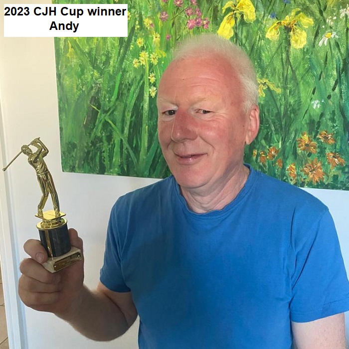 Andy with trophy