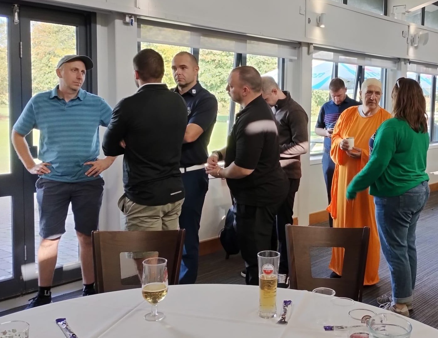 Hungry competitors (for the buffet)