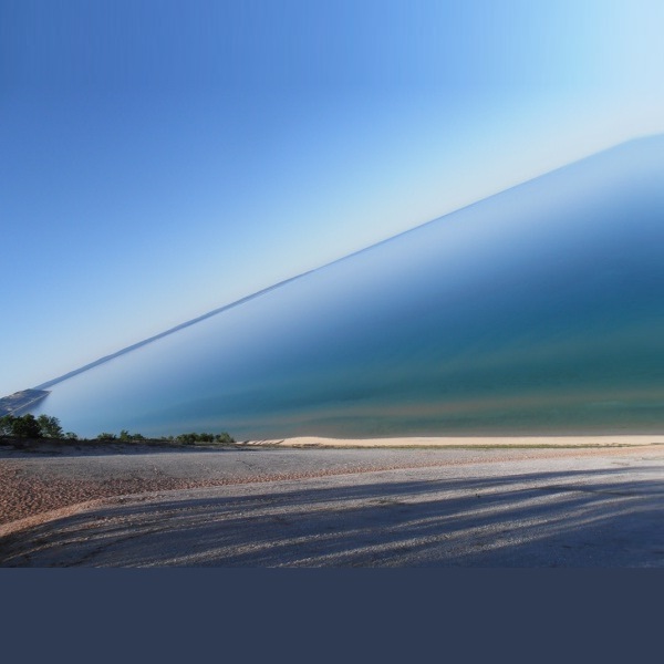 Sleeping Bear dunes - at an angle