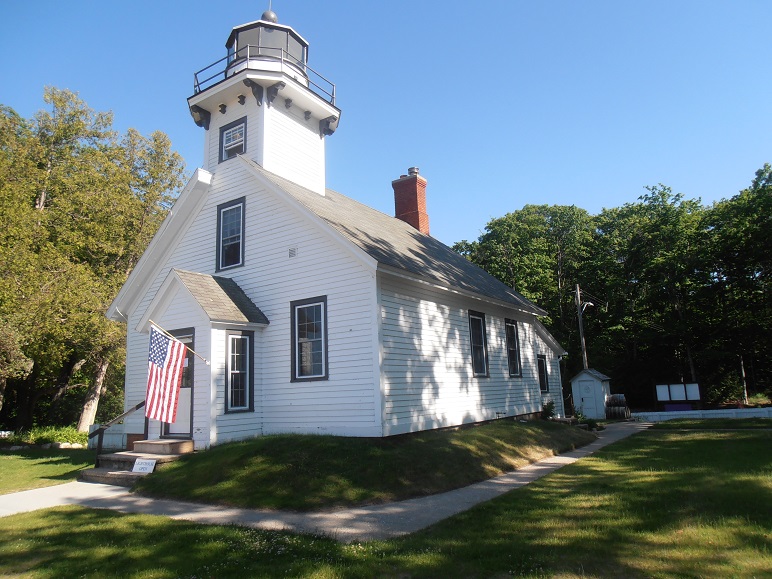The lighthouse at Mission Point Michigan