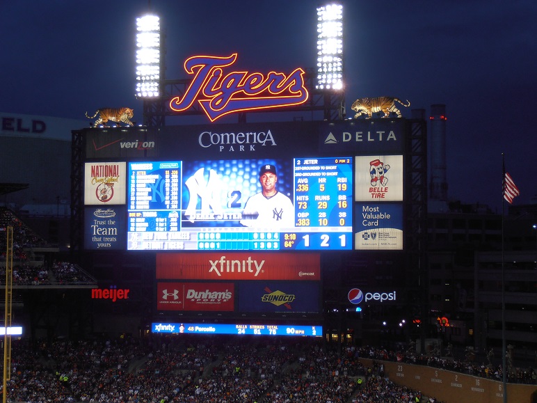 Detroit Tigers Scoreboard